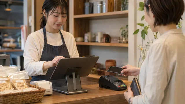 タブレットPOSと決済端末を並べて使う店舗の会計